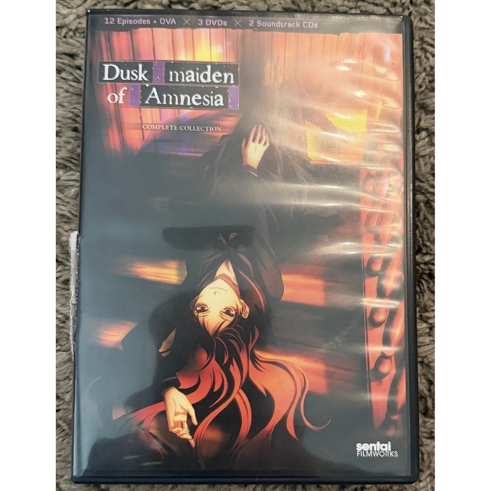 DUSK MAIDEN OF AMNESIA COMPLETE COLLECTION 3 DVD 2 CD SET SENTAI FILMWORKS ANIME